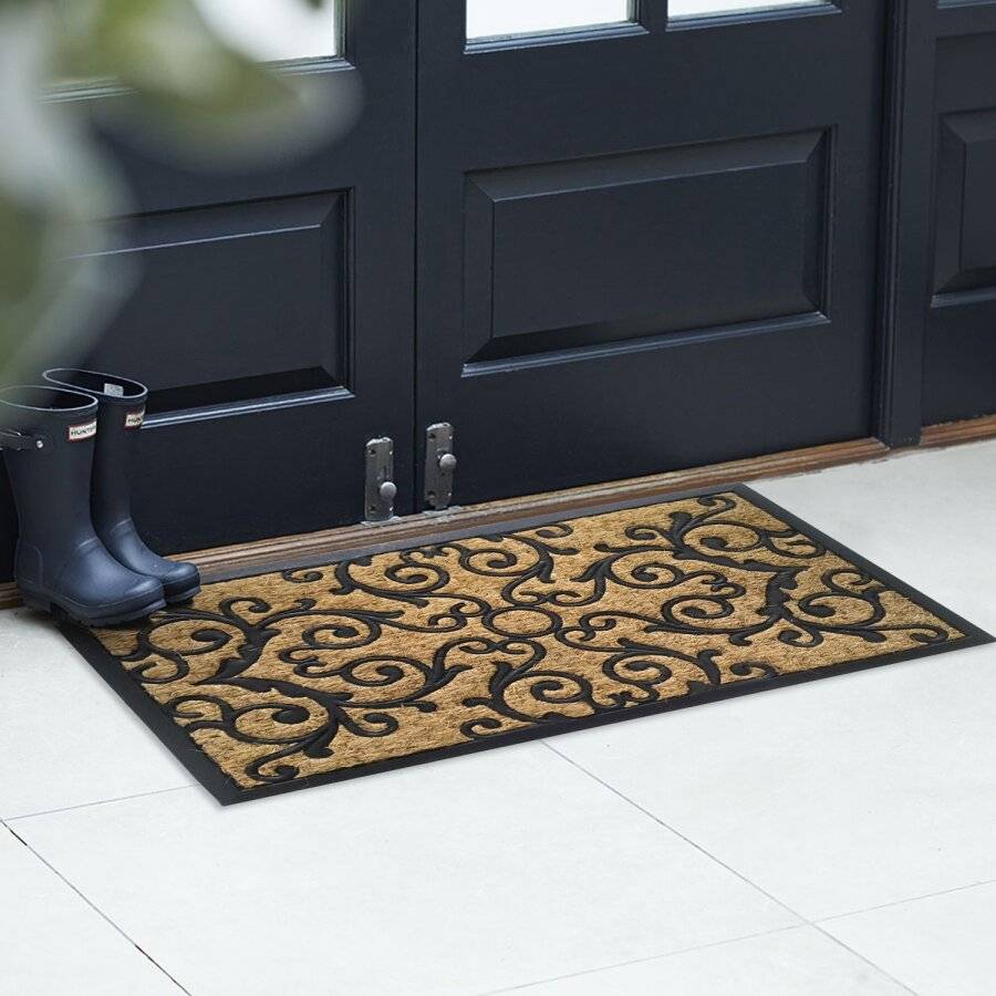 Panama Natural Coir & Rubber Indoor & Outdoor Non-Slip Doormat