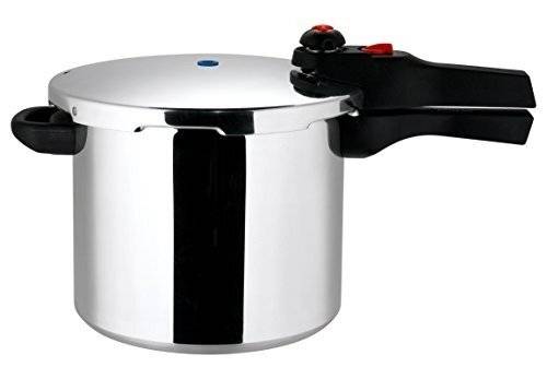 Prestige Quick and Easy Aluminium Pressure Cooker, Silver - 6 L