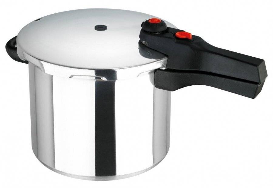 Prestige Quick and Easy Aluminium Pressure Cooker, Silver - 6 L