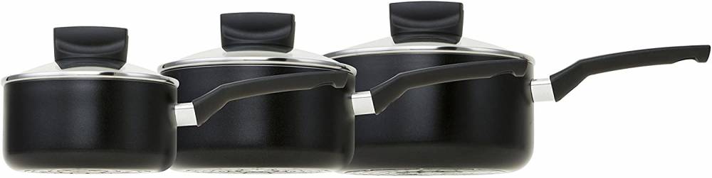 Prestige Safecook 5pc Non-Stick Cookware Set with Vented Glass Lids