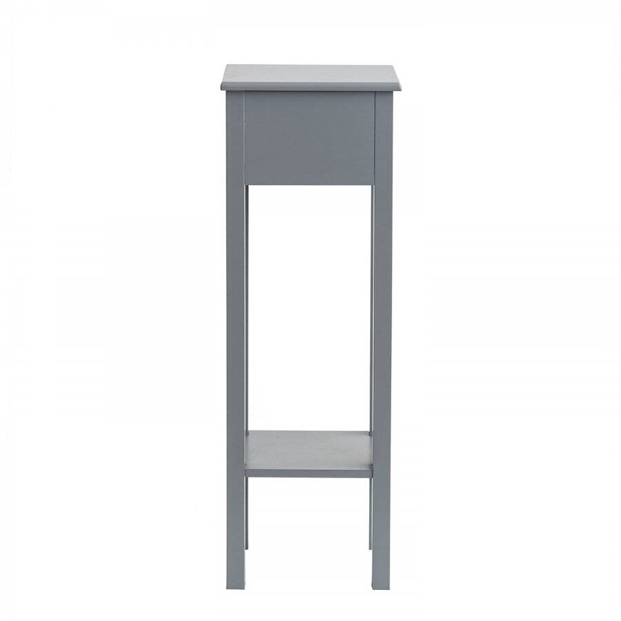 Provence Fretwork French Inspired Hallway MDF Bedside Unit - Grey