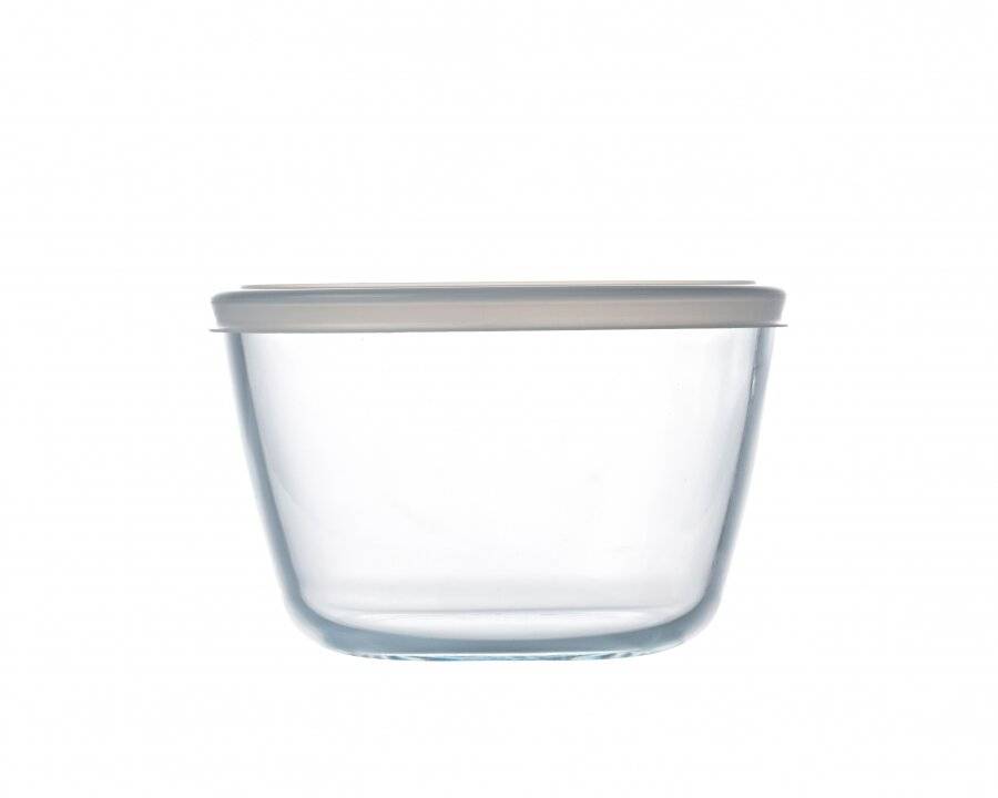 Pyrex Bowl High Resistance Cook and Freeze Glass Bowl With Lid - 1.1 L