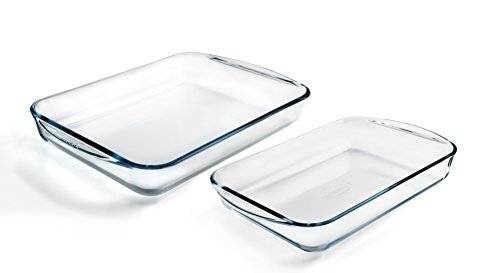 Pyrex Classic 2 PCs Rectangular Baking and Roasting Roaster Set