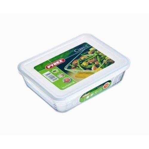 Pyrex Cook & Freeze Rectangular Dish With Plastic Lid - 22 x 17 x 6 cm