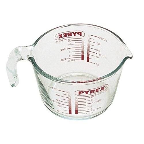 Pyrex High Resistance Classic Borosilicate Glass Measure jug, 1 L