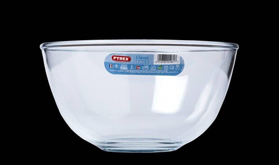 Pyrex High Resistance Classic Glass Mixing Bowl - 3 L