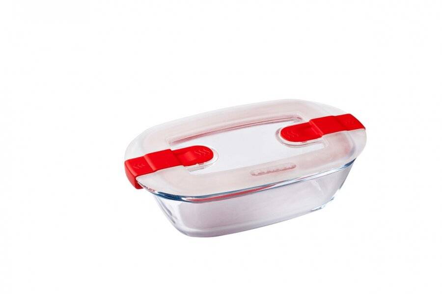 Pyrex Rectangular Cook & Heat Microwavable Storage Container - 0.4 L