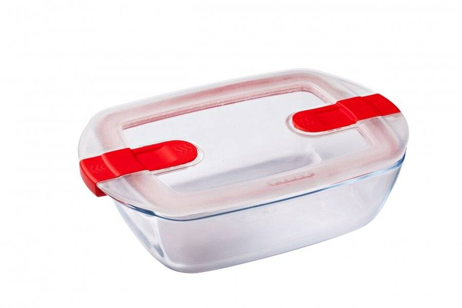 Pyrex Rectangular Cook & Heat Microwavable Storage Container - 0.4 L
