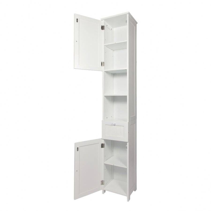 Tall Boy Bathroom Storage Cabinet Elite Housewares