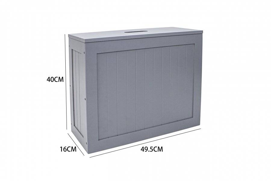 SlimLine MDF Multi Purpose Bathroom Storage Unit, 49.5 x 16 x 40 cm