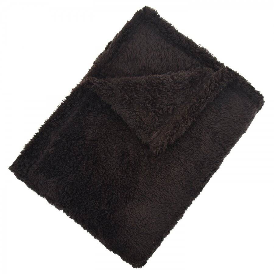 Super Soft Polar Thermal Throw - Chocolate (130 cm x 170 cm)