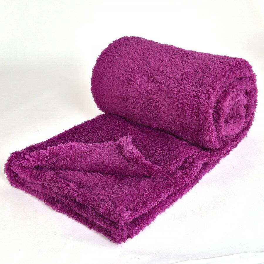 Super Soft Polar Thermal Throw - Wine (130 cm x 210 cm)