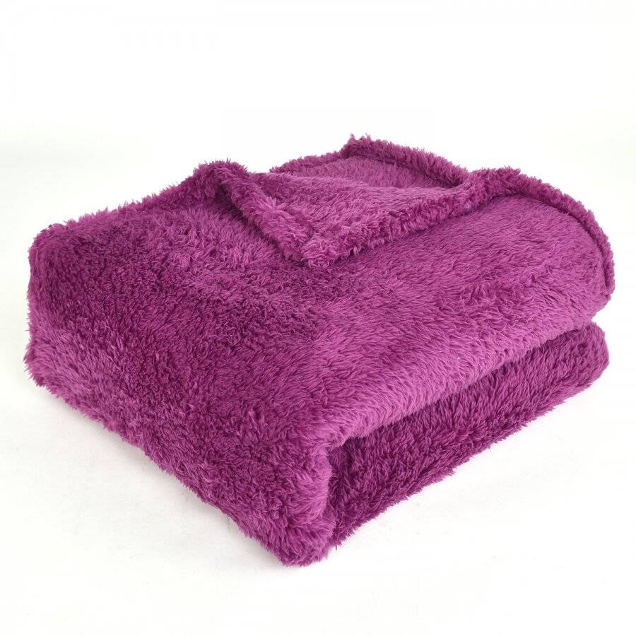 Super Soft Polar Thermal Throw - Wine (130 cm x 210 cm)