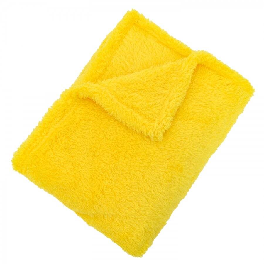 Super Soft Polar Thermal Throw - Yellow  (130 cm x 210 cm)