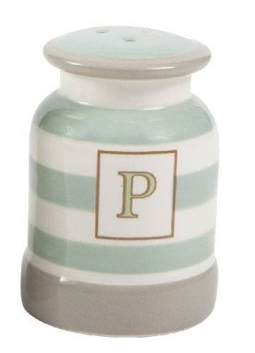 TandG Cream and Country Pepper Shaker Mint Stripe