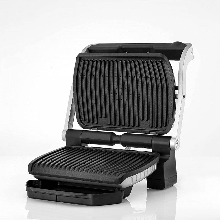 Tefal 2000W Stainless Steel OptiGrill+ With 6 Automatic Settings