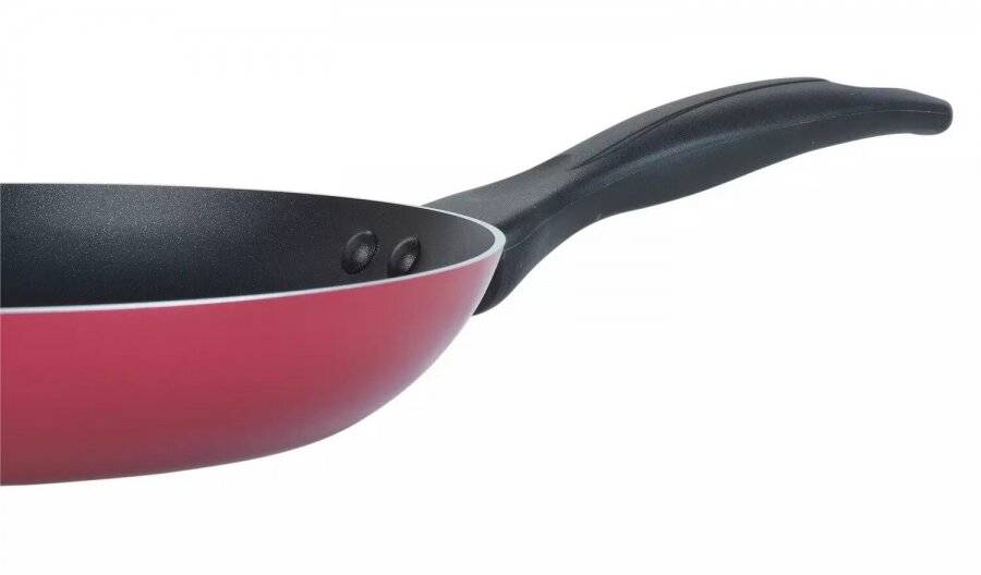 Tefal 3 Pcs Aluminium Frying Pan Set Non-stick Coating Easycare - Red