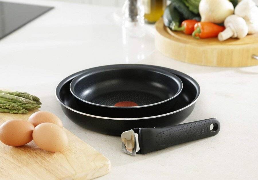 Tefal 3 Piece Ingenio Essential Nonstick Saucepan Cookware Set