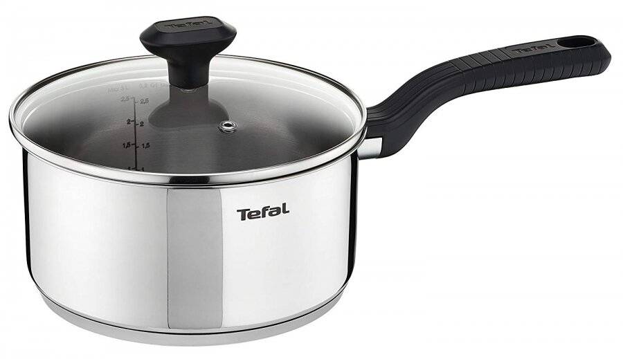 Tefal 5 Piece ComFort Max Stainless Steel Pots and Pans, Induction Set