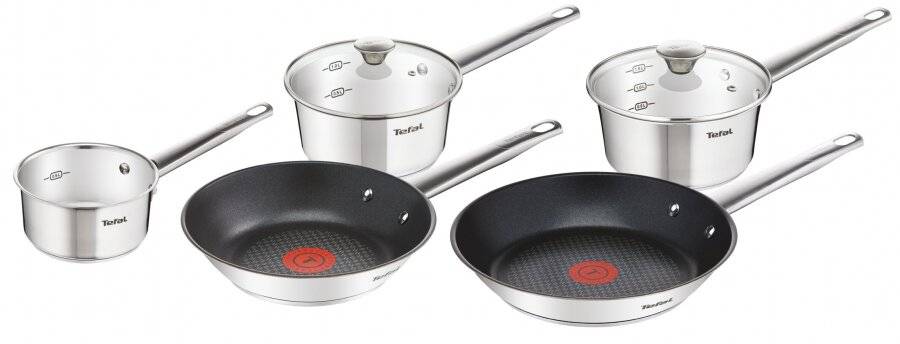 Tefal B815S544 Simpleo Stainless Steel, 5 Piece Pots Induction Set