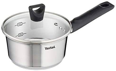 Tefal B906S544 Simpleo Stainless Steel, 5 Piece Pots Set - Induction