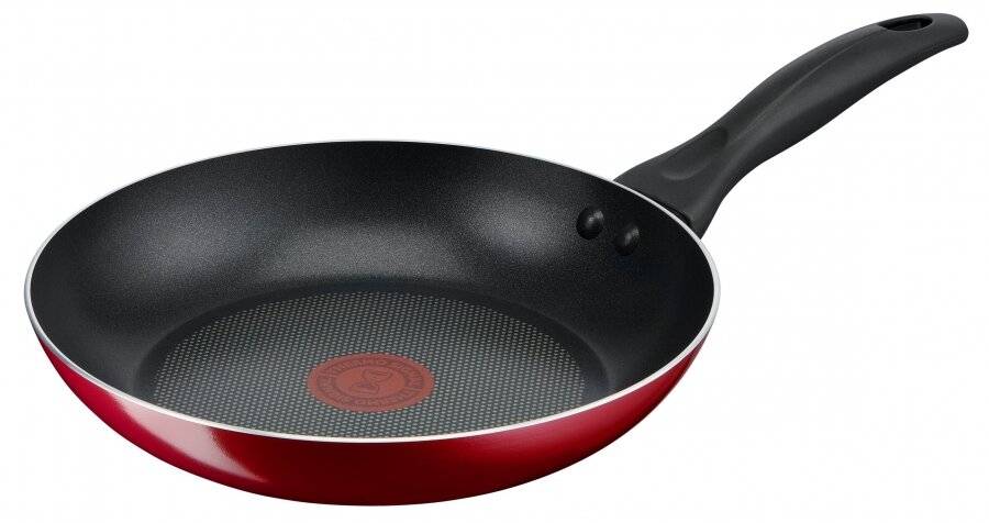 Tefal Bistro B097S544 5 pcs Non-stick Cookware Pots & Pan Set, Red