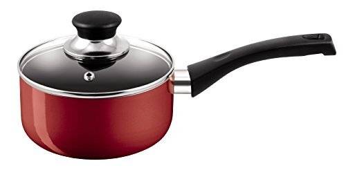 Tefal Bistro Thermo Spot  5-Piece Nonstick Cookware Set - Red