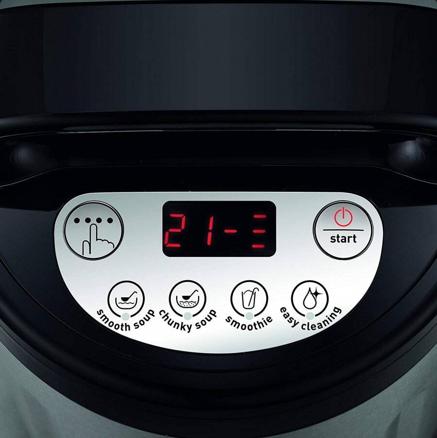 Tefal BL542840 My Daily Soup & Smoothie Maker, Stainless Steel, Black