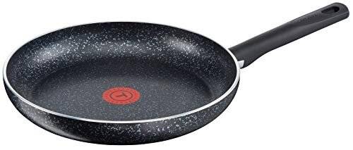 Tefal C2640402 Brut Stone Effect Frying Pan, 24 cm, Black