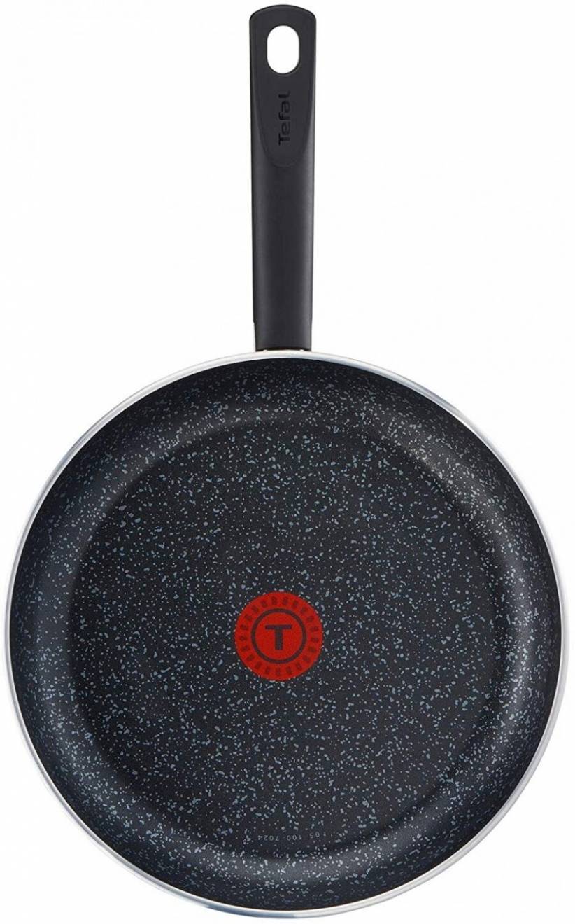 Tefal C2640702 Brut Stone Effect Frying Pan, Black - 30 cm