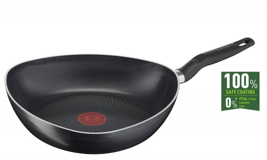 Tefal C2677004 Start Easy 3 in One Induction  Frying Pan, Black, 26 cm