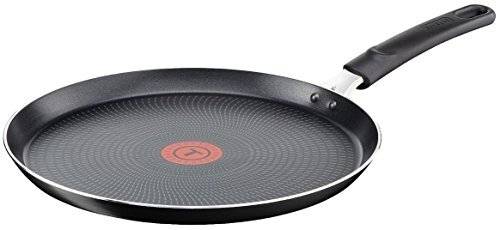 Tefal Cook Right B3521022 Non-Stick Round Crepe Pan - 25 cm, Black