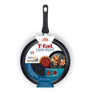 Tefal Cook Right Non-Stick Frying Pan, 28 cm - Black