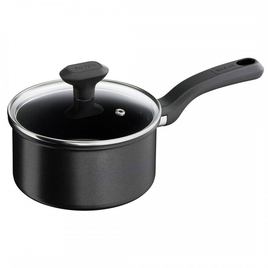 Tefal Cook-well Non-stick 18cm Saucepan With Vented Glass Lid, 2.2L
