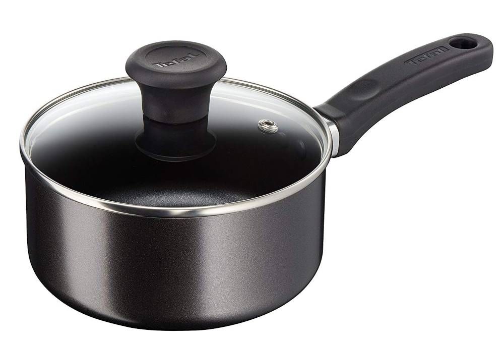 Tefal Delight 5 Pieces Non Stick Cookware Set - Black