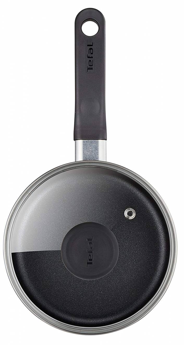 Tefal Delight 5 Pieces Non Stick Cookware Set - Black