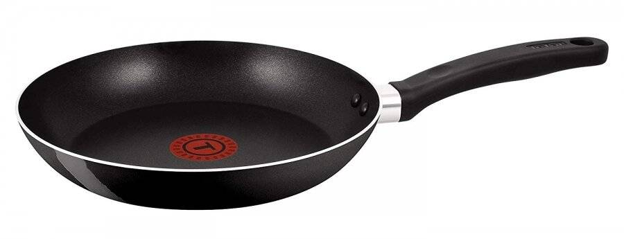 Tefal Delight 7pcs Non-Stick Frying Pan Saucepan Cookware Set - Black