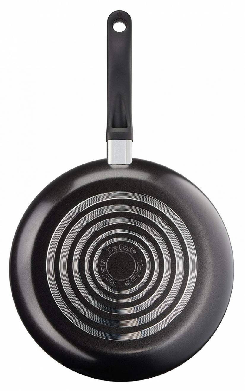 Tefal Delight 7pcs Non-Stick Frying Pan Saucepan Cookware Set - Black