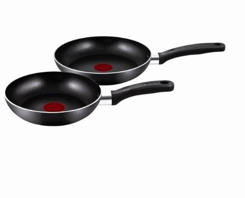 Tefal Delight Cookware Set - Black, 2 Pcs 24 cm and 28 cm