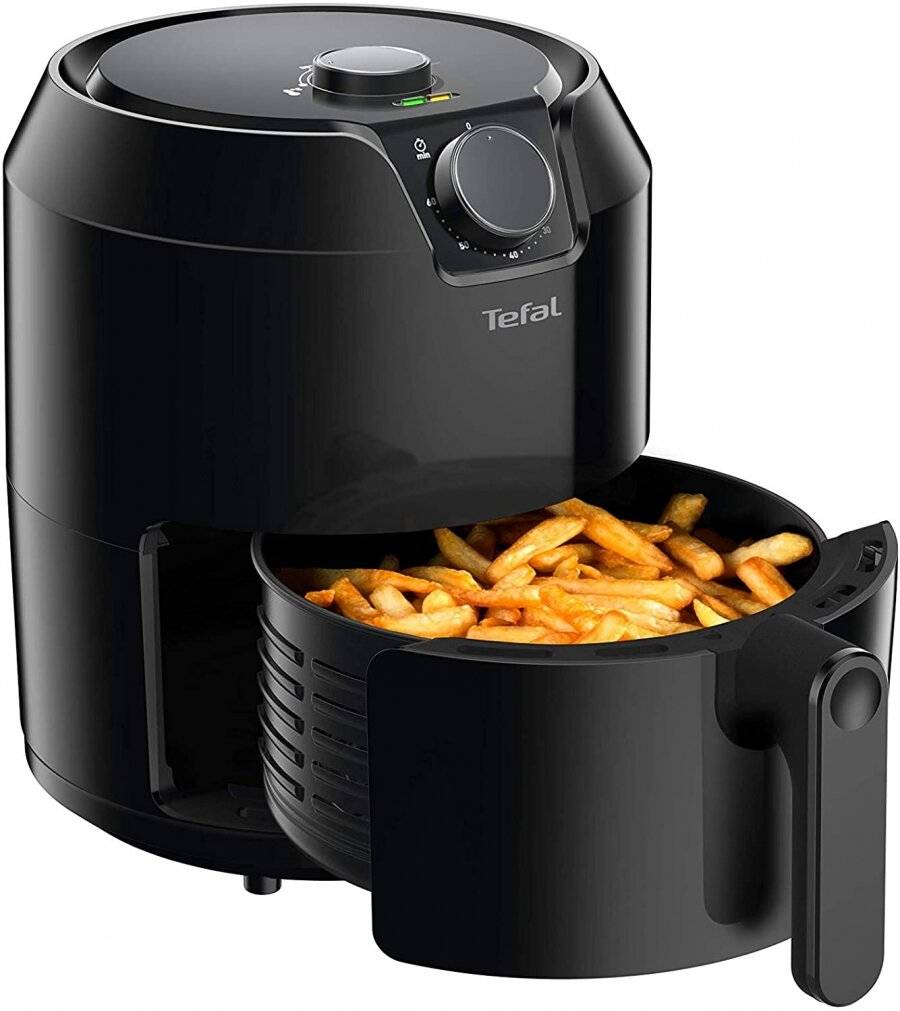 Tefal Easy Fry Classic EY201840 Air Fryer, Black, 4.2L, 6 portions