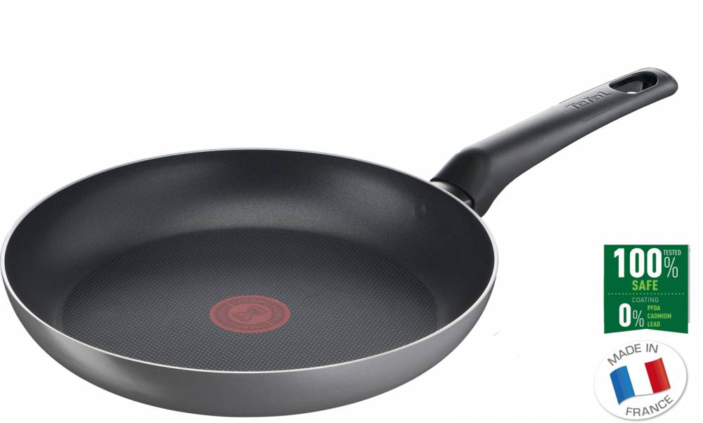 Tefal Easy Plus B5710623 Non-Stick 28cm Frying Pan, Grey