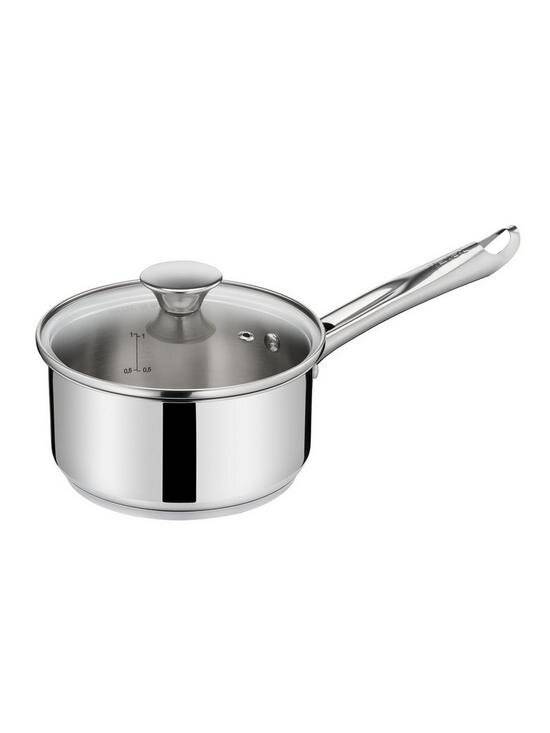 Tefal Elementary 5 Piece Set  - Stainless Steel, Silver