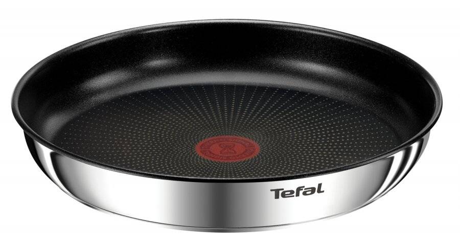 Tefal Emotion 3Pcs Induction Stainless Steel Frying Pan Set, 24/28 cm