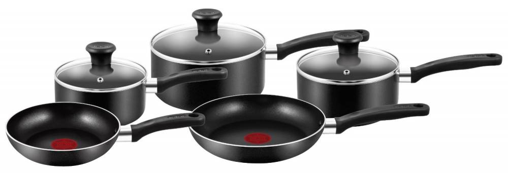 Tefal Essential Nonstick  5 Pieces Cookware Saucepan Set