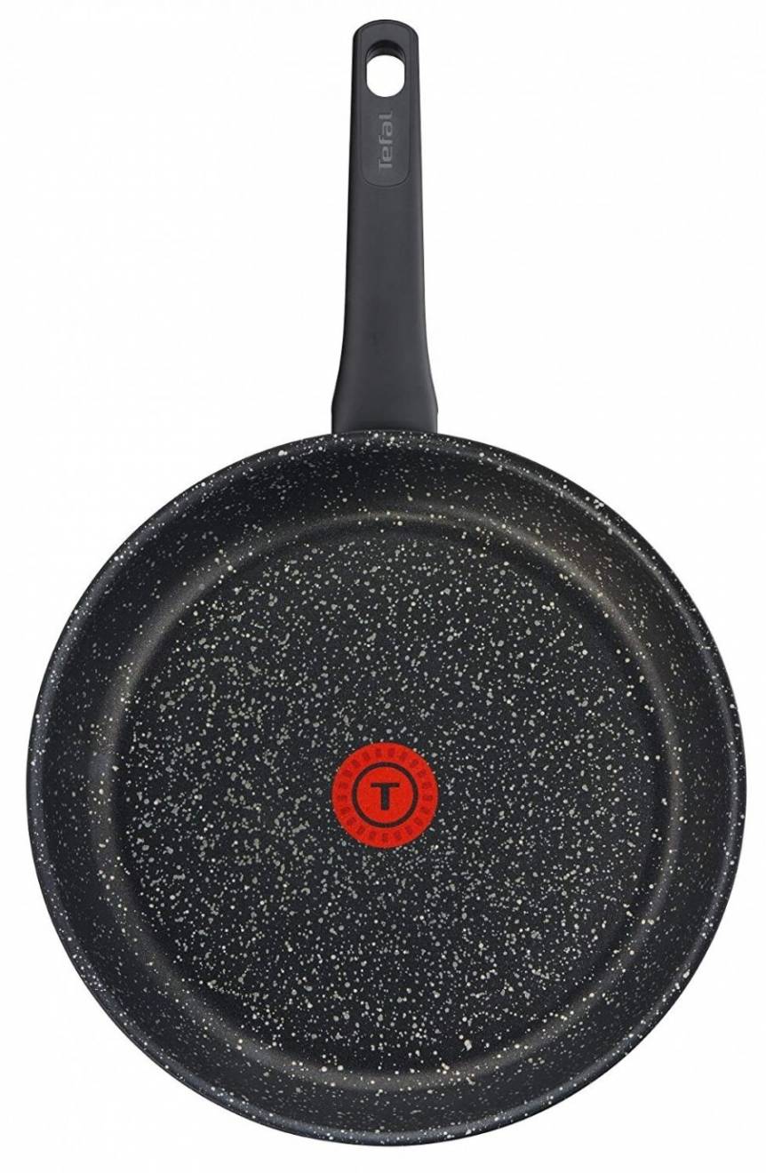 Tefal Everest Stone Fry Pan With Thermospot, Aluminium Effect - 28 cm
