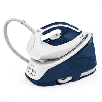 TEFAL Express Essential SV6116 Steam Generator Iron - White & Blue