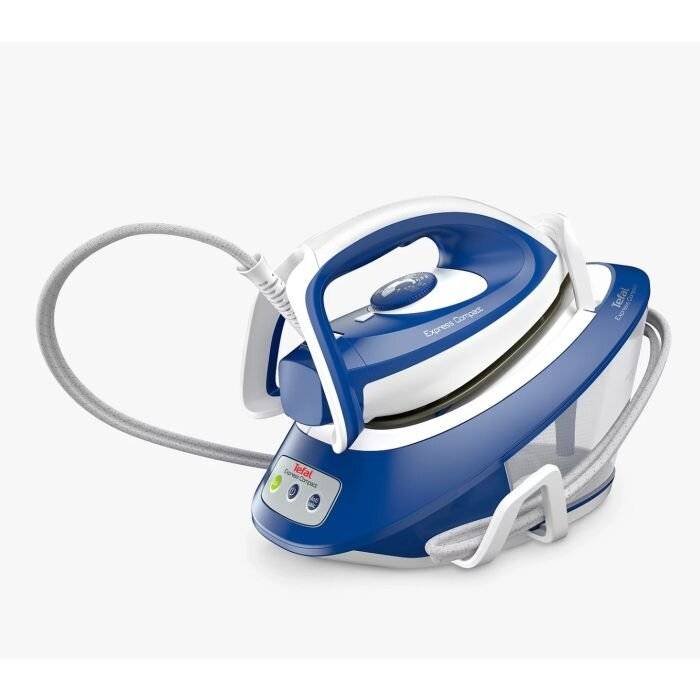 Tefal Express SV7112G0 Steam Generator Iron 1.7 Litre, Blue, 2600 W