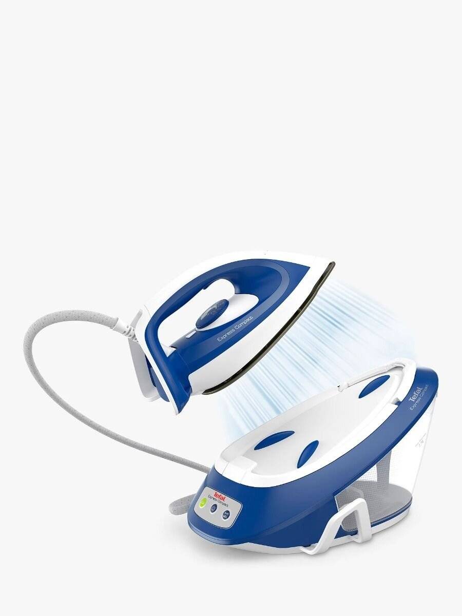 Tefal Express SV7112G0 Steam Generator Iron 1.7 Litre, Blue, 2600 W