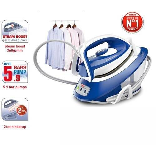 Tefal Express SV7112G0 Steam Generator Iron 1.7 Litre, Blue, 2600 W