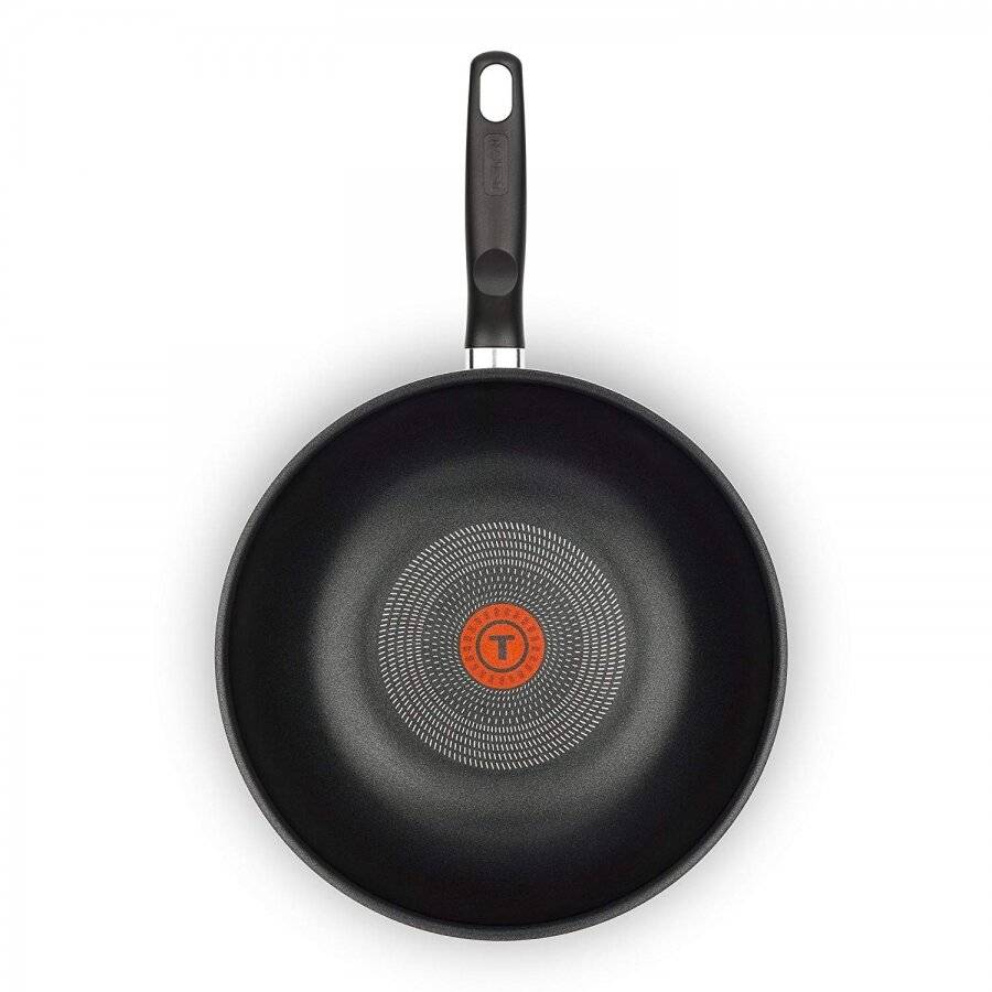 Tefal Extra Thermo-spot  Non Stick Stirfry Pan, 28 cm - Black